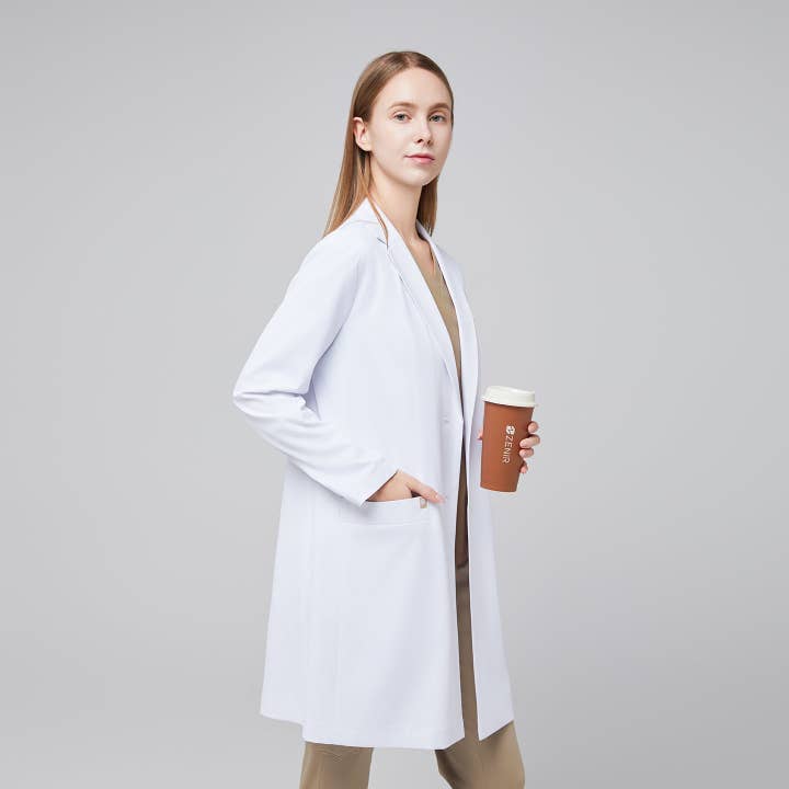 Zenir | W-Long Lab Coat LCW-10 and other Purchase Wholesale lab coat. Free Returns & Net 60 Terms on Faire trending on Faire.