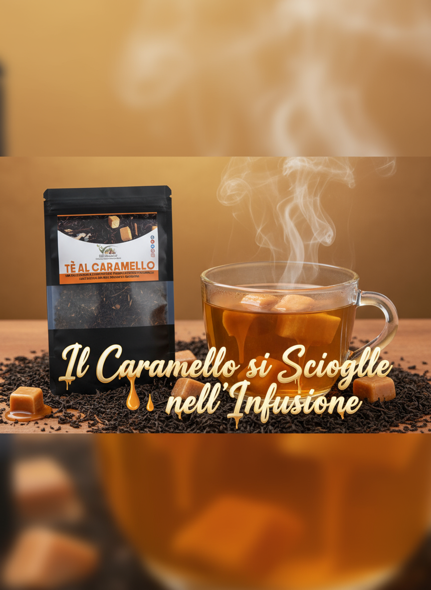 Cibobenessere - Wholesale Health/Detox Tea - 100% Natural Caramel Tea - Sweet and Enveloping2