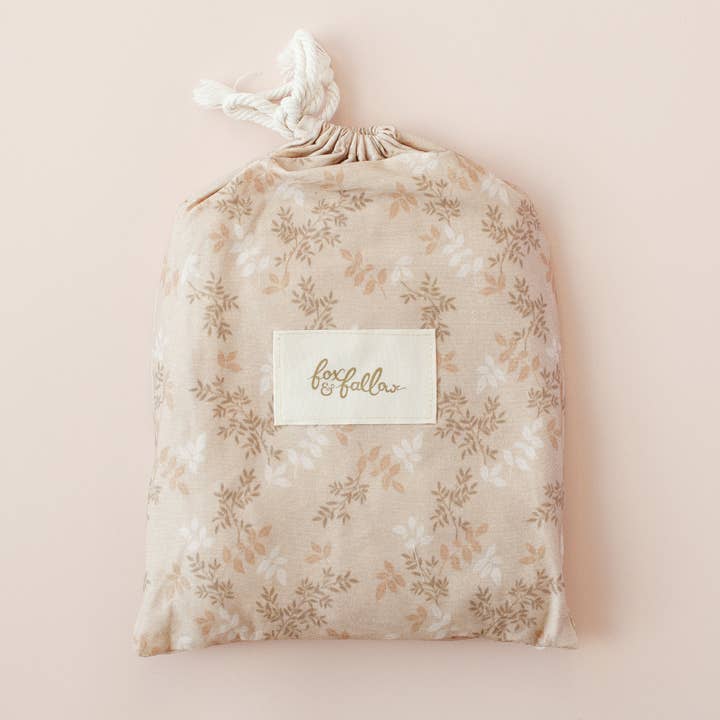 Cedarwood Organic Fitted Cot Sheet for wholesale by Fox & Fallow