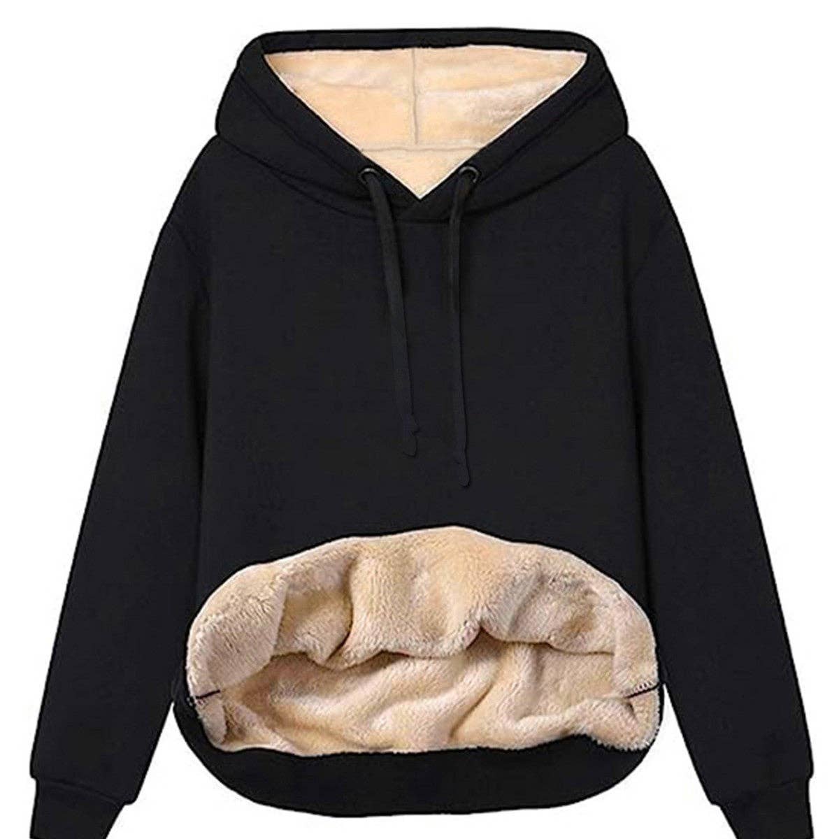 Marayn - Wholesale Jacket - Women's - Cozy Winter Lambswool Hooded Fleece Jacket for Women11