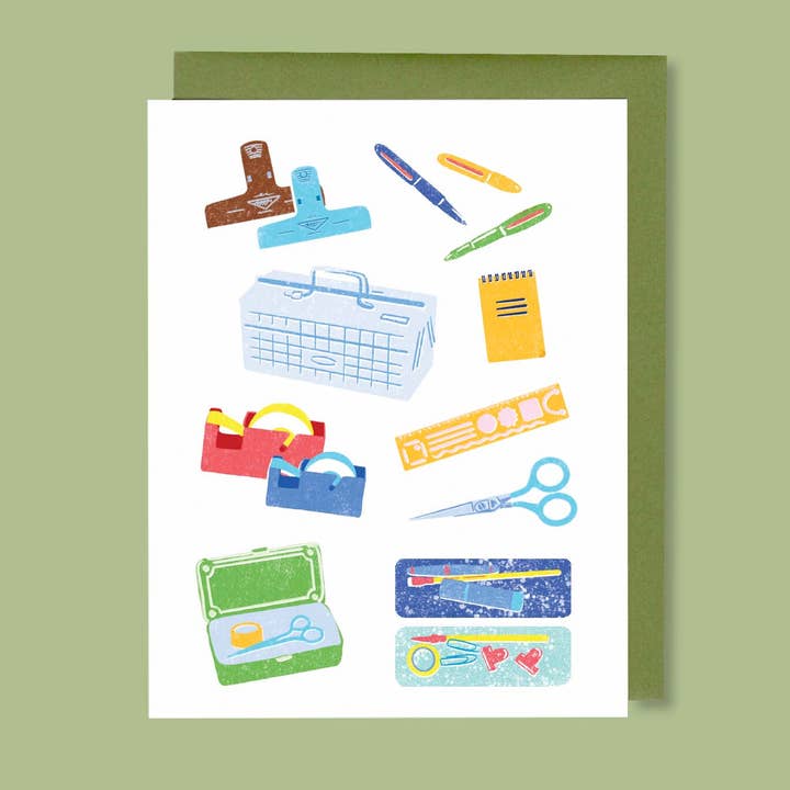 Cartão de Cumprimentos — Essenciais de Secretária por atacado de hey ✿ sooj