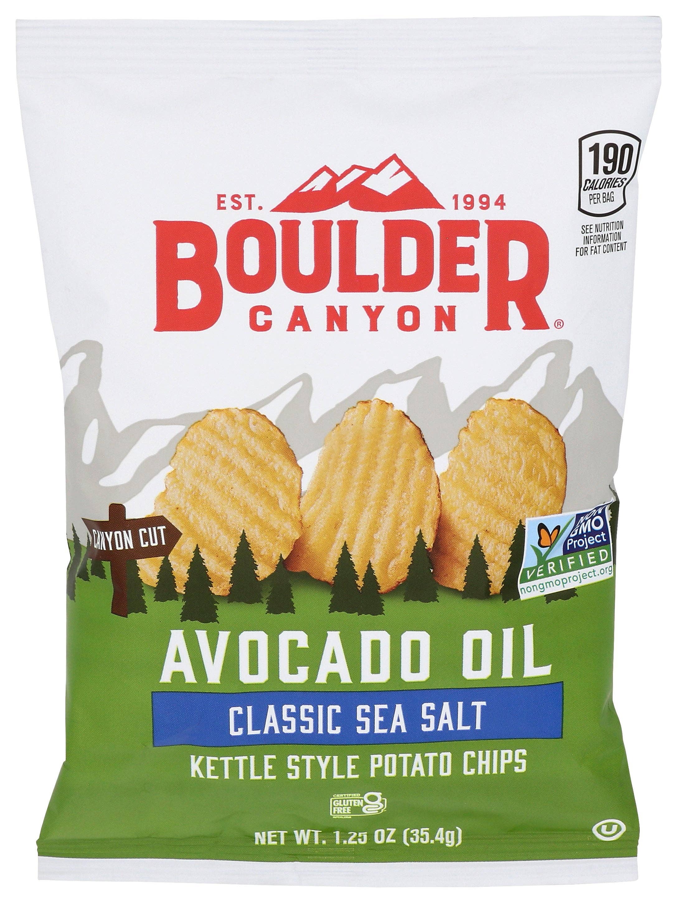 Everyday Supply Co - Wholesale Chips - BOULDER CANYON POTATO CHIP AV0CADO OIL - Case of 550