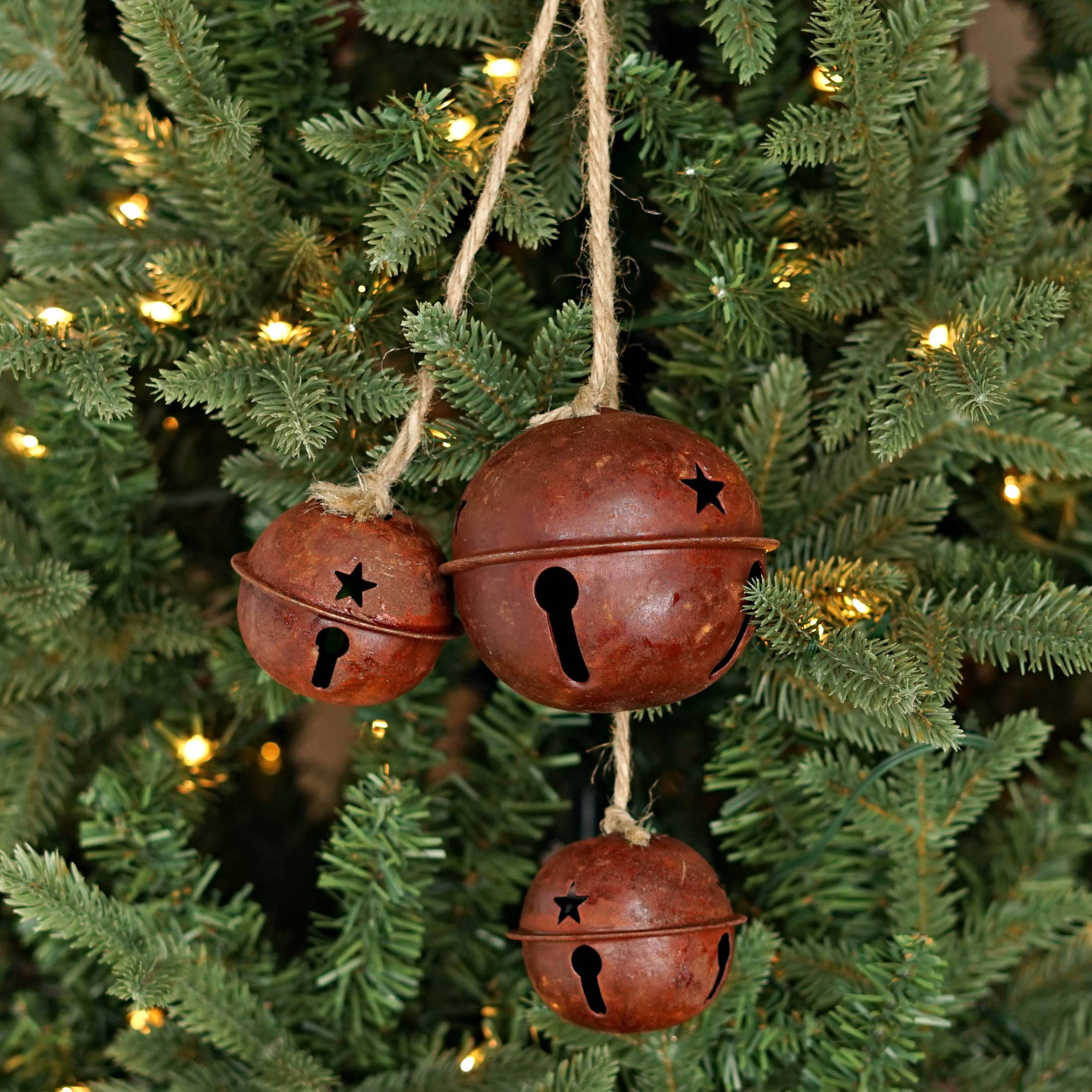 Impressive Enterprises, Inc. - Wholesale Bell - ISB61944- Jingle String Bells-Rusty-(bell size 3.25" & 2.5")2