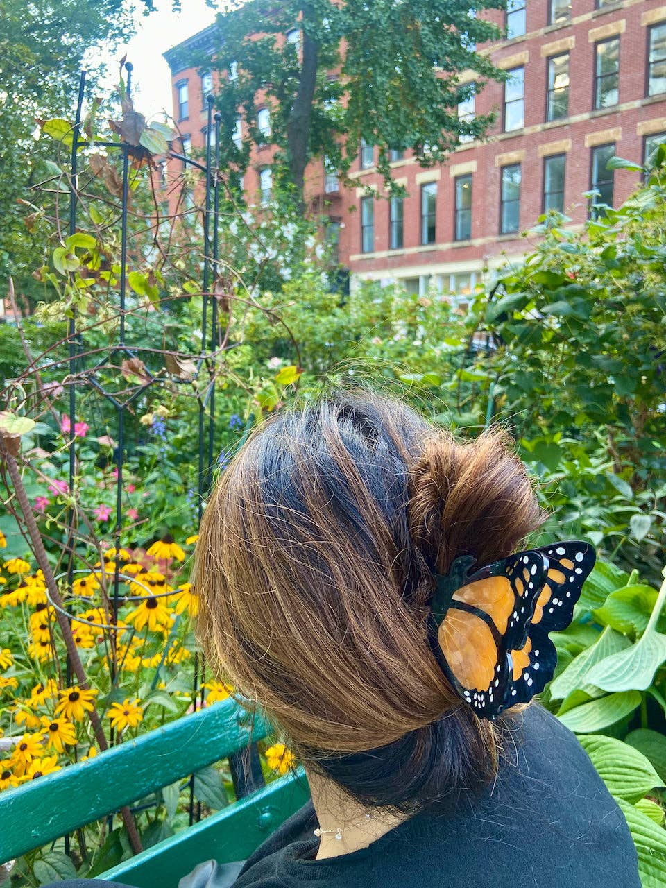 Solar Eclipse – wholesale Hair clip – Women’s – Hand-painted Monarch Butterfly Claw Hair Clip | Eco-Friendly12