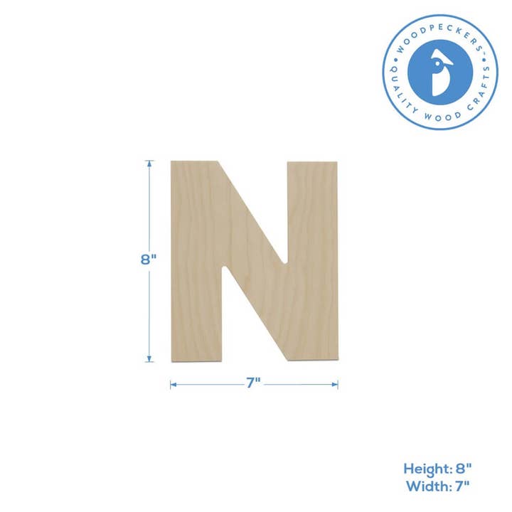 Woodpeckers Crafts - Wholesale Cutouts - Wood Letter Cutouts42