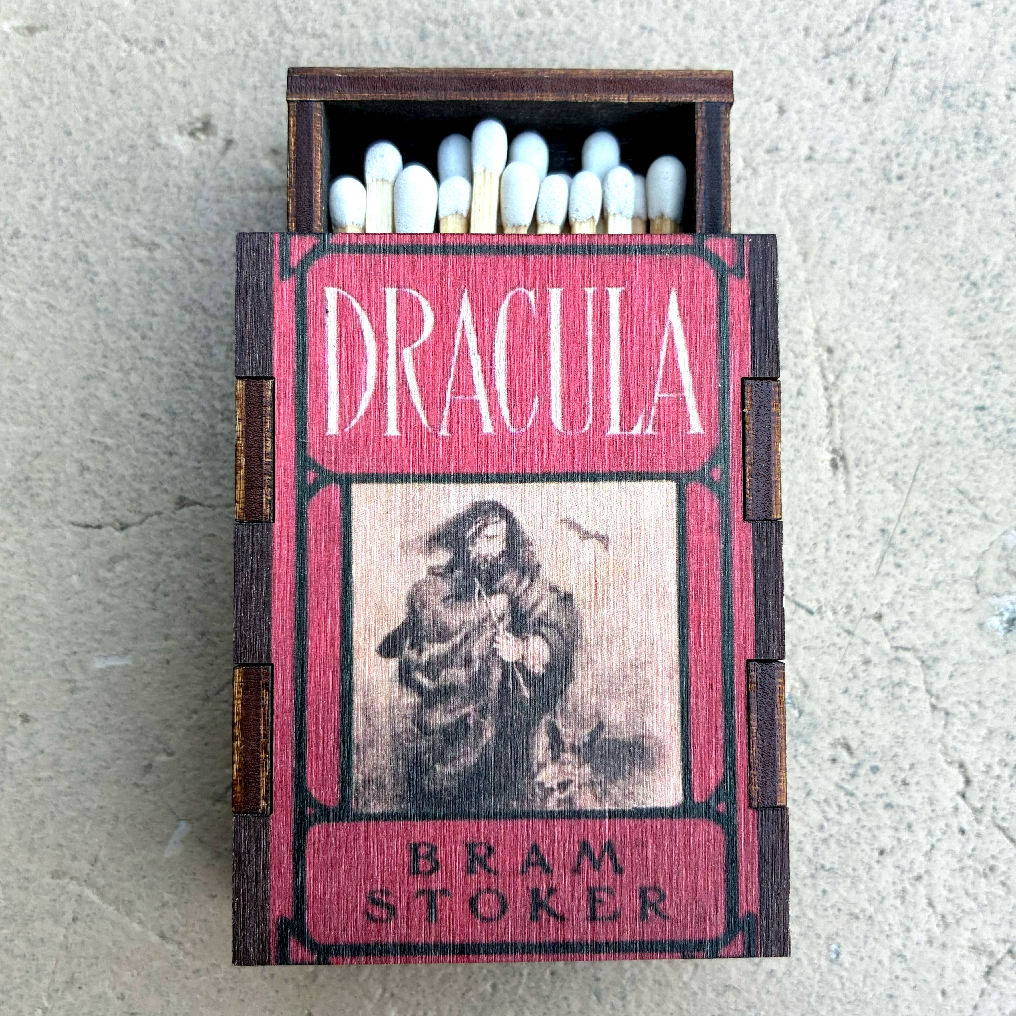 Most Amazing - Vente Allumettes - Allumettes • Boîtes d'allumettes en bois Dracula de Bram Stoker7