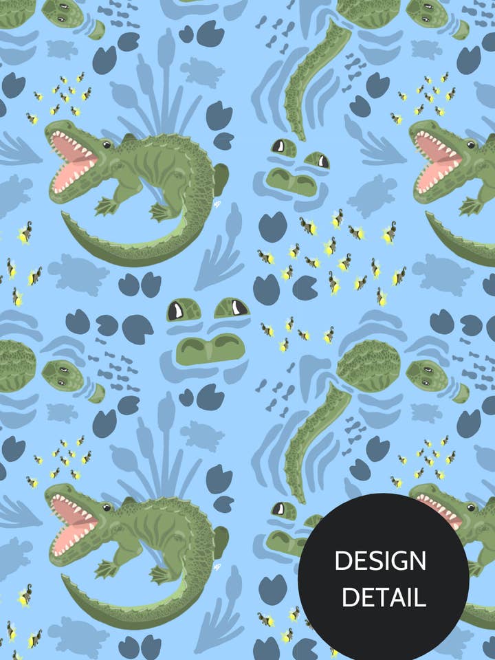 American Alligator by McKenna Dudiak for wholesale by Dr. Woof Apparel