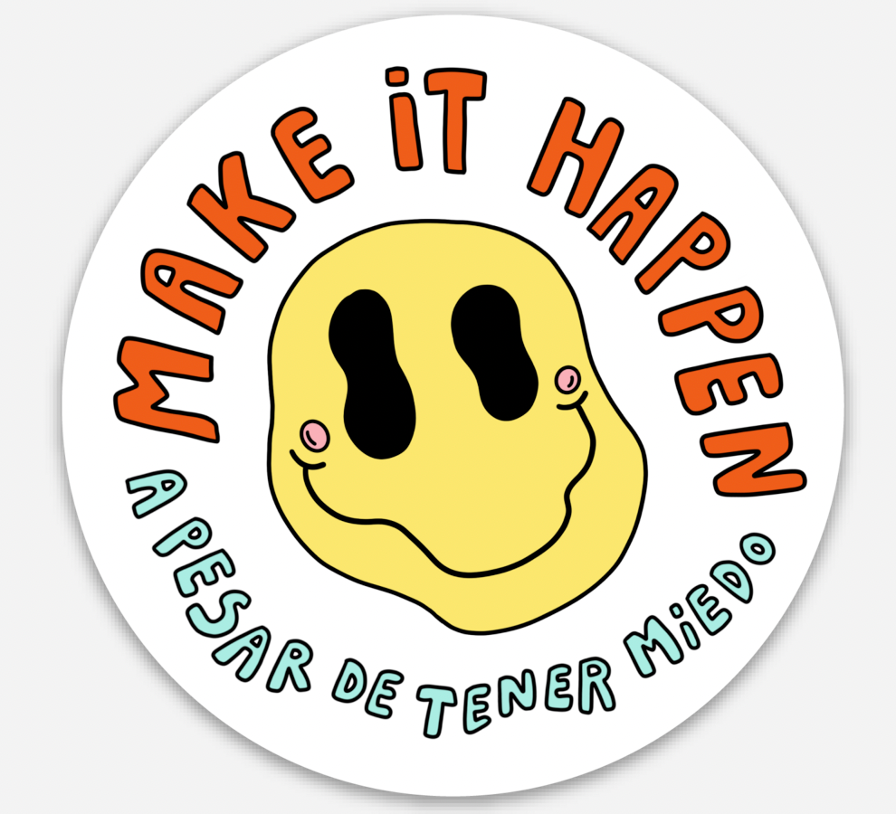 Jen Zeano Designs – wholesale Sticker – Make It Happen Sticker1