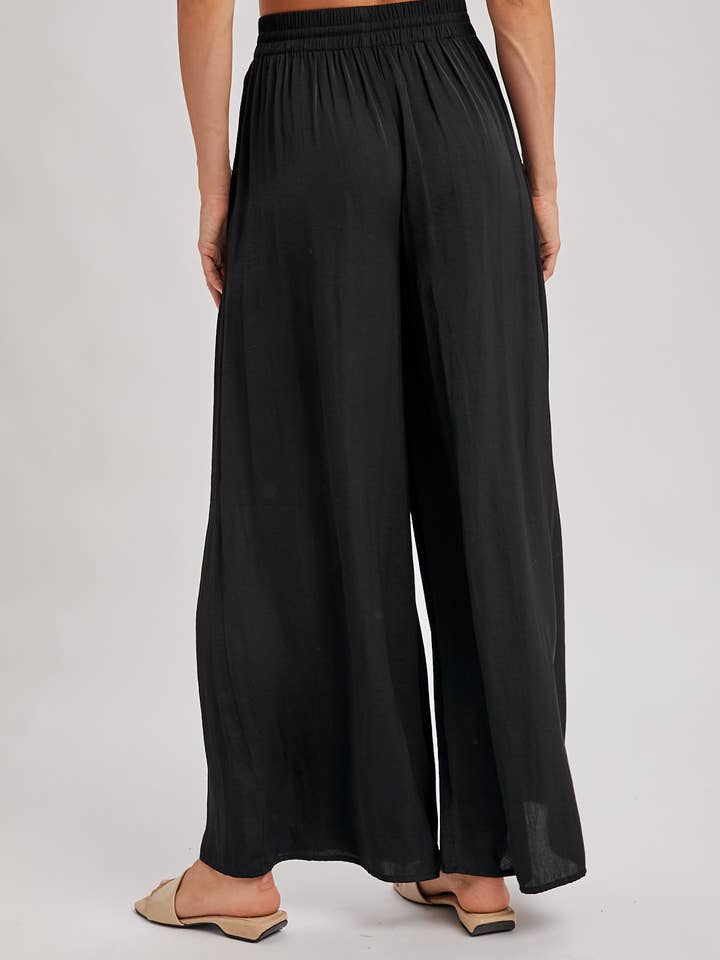 Bluivy – wholesale Pants – Women's – SILKY PALAZZO WIDE LEG PANTS2
