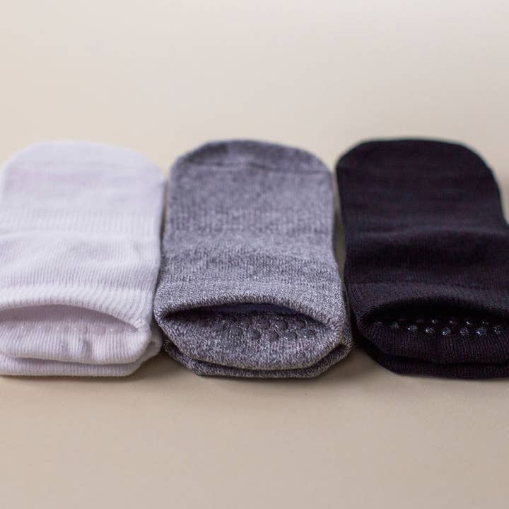 squid socks – Meias - Bebé por atacado – Crew - Meias Antiderrapantes para Bebés em Branco, Cinza, Preto1