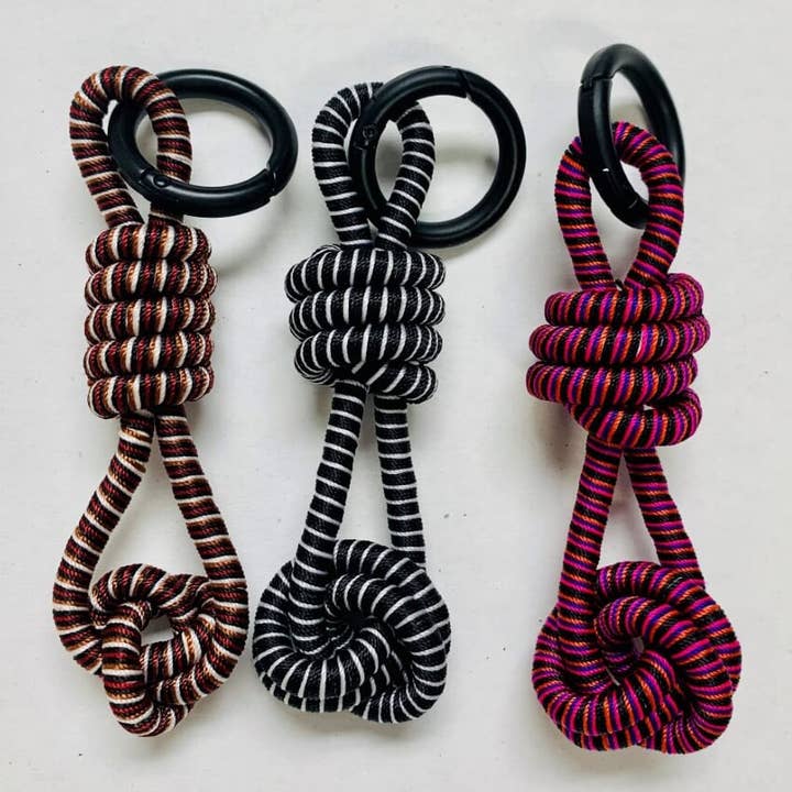 Llaveros nudos combinados de colores para venta al por mayor de SEQUENCE APPAREL LLC