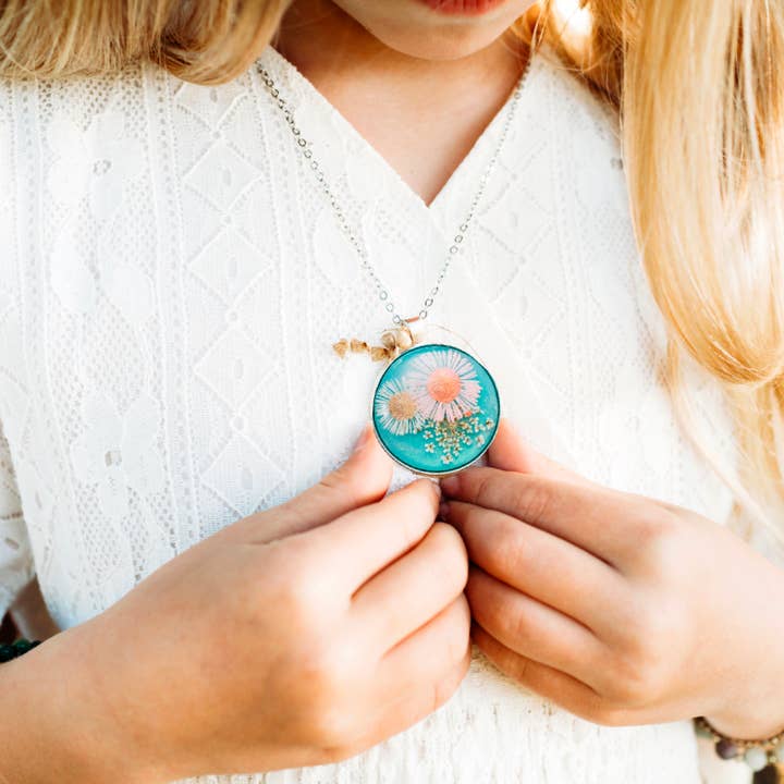 Songbird Artistry – Engroshandel Halskæde med vedhæng – Rigtige Tørrede Flower Halskæder2