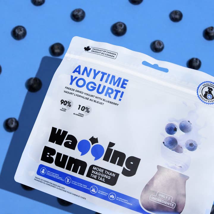 Wagging Bum - Wholesale Pet treats – Dog - ANYTIME YOGURT! Freeze-dried Yogurt with Blueberry2