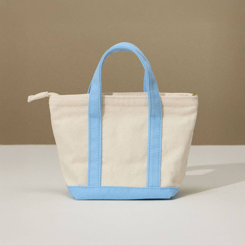 Sensibling Corp. - Wholesale Tote Bag - Women's - Mini Multi Purpose Compact Canvas Tote Bag
0