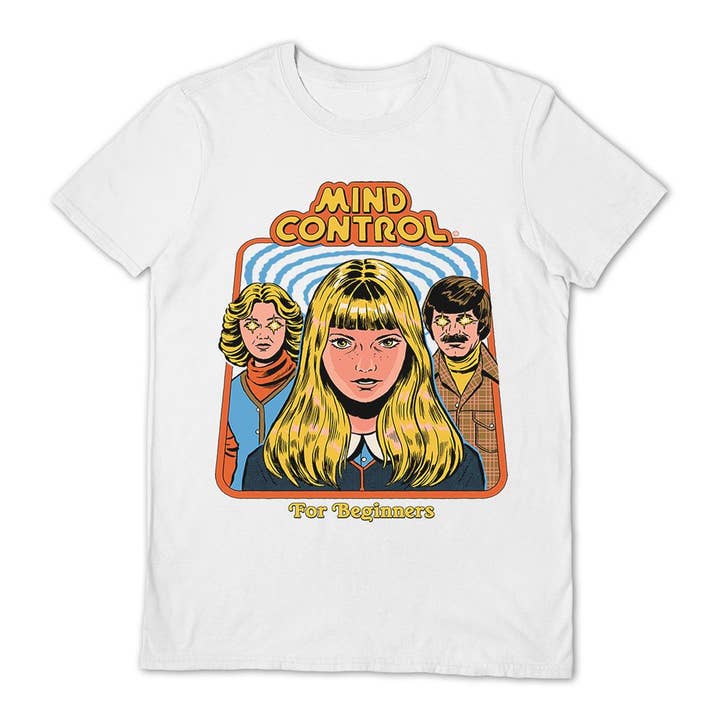 Steven Rhodes Mind Control White T-Shirt for wholesale by Pyramid International