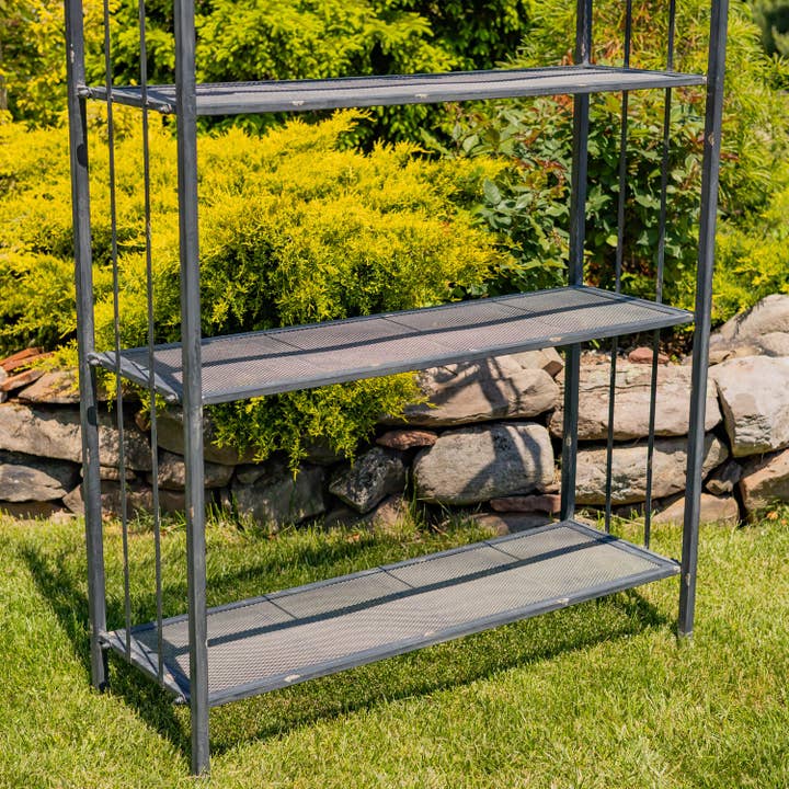 Zaer Ltd. International - Wholesale Display Shelf - 7.5ft. Tall Four Tier Standing Shelf "Stephania" 8