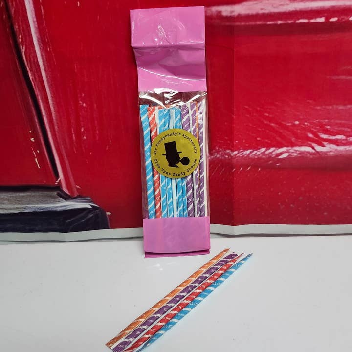 World's Silly Stix®: Sour Powder Straws, Large Bag for wholesale by Sir Pennycandy's Apothecary Polar Provisions
