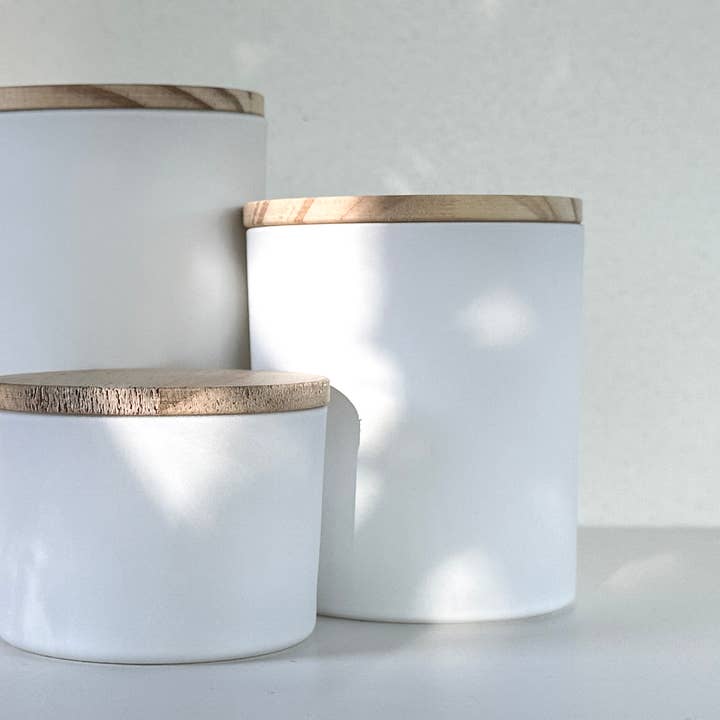 Wondery Mercantile - Wholesale Jar/Filled Candle - White Label Candle - No Label Customize Personalize