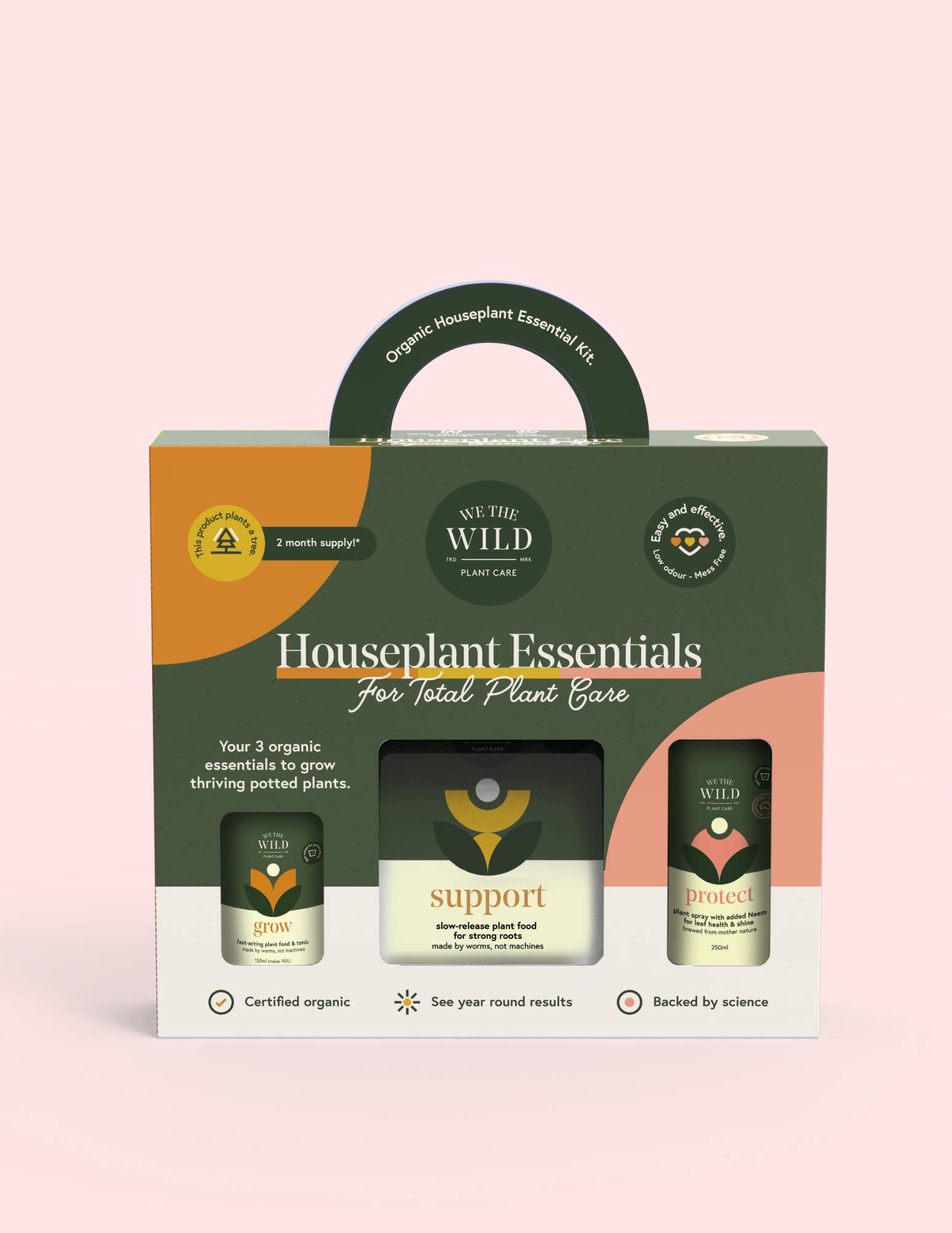 We the Wild Plant Care - Australia - Wholesale Fertiliser - House Plant Care Essentials Kit (Retail) - Case of 8