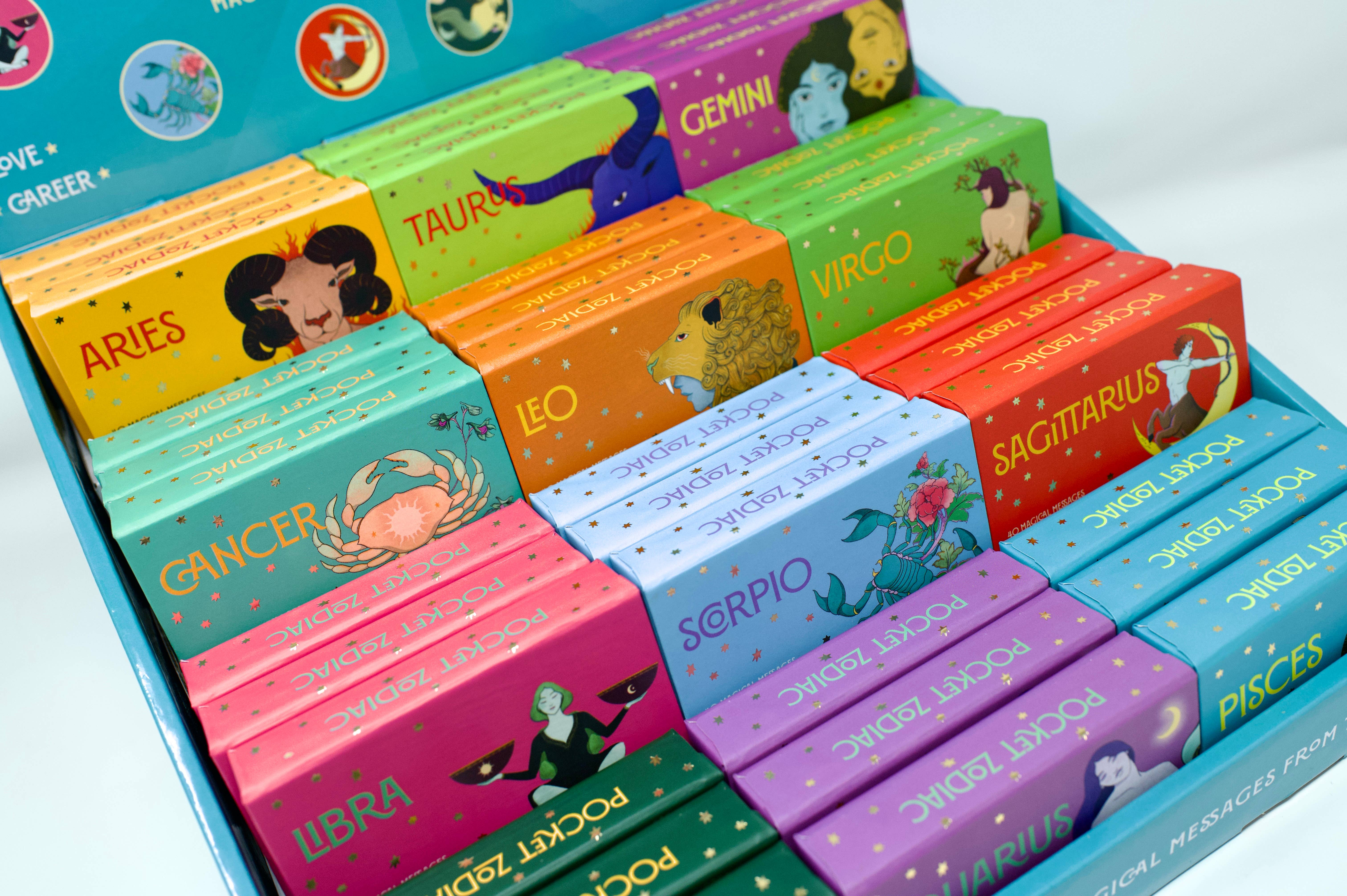 Red Wheel/Weiser LLC - Wholesale Tarot Cards - Pocket Zodiac Cards Gift Display Set (36-Copy Prepack)2