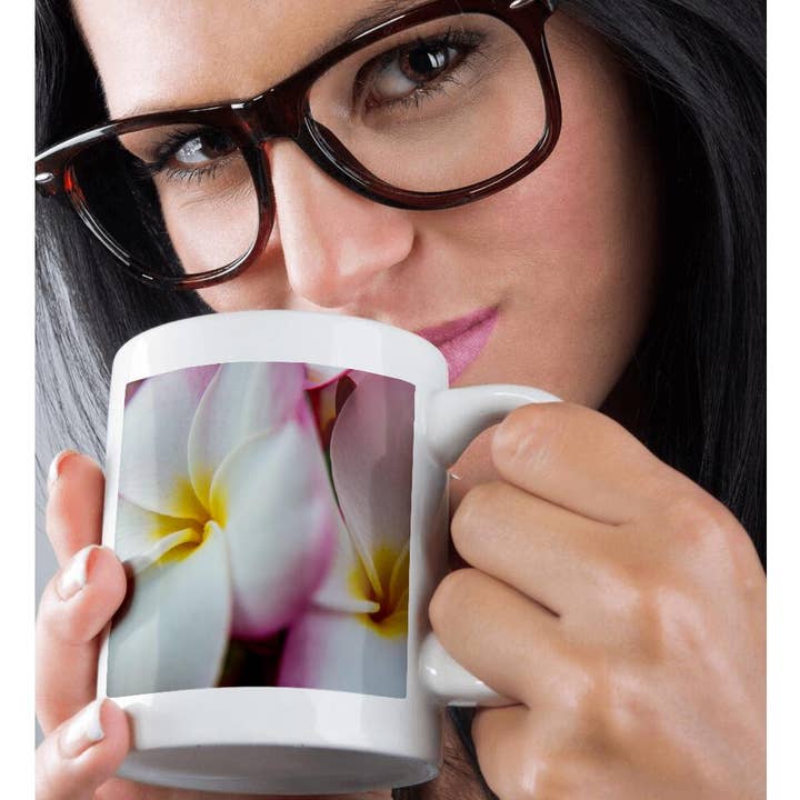 3dRose - Wholesale Coffee Mug - 3dRose, USA, Hawaii, Oahu, Close up of pink Plumeria flower, Mug9