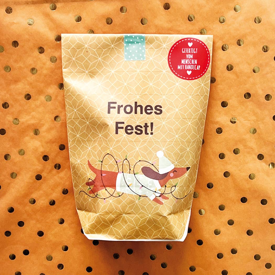 Wunderle GmbH - Wholesale Gift Bag - Merry Dachshund Festival – Surprise Bag with Heart & Puppy Eyes6