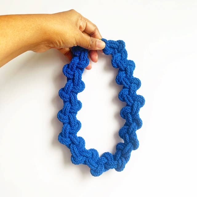 Handmade by Tinni - Wholesale Woven Necklace - The Lilly Necklace - Organic Cotton Rope Necklaces