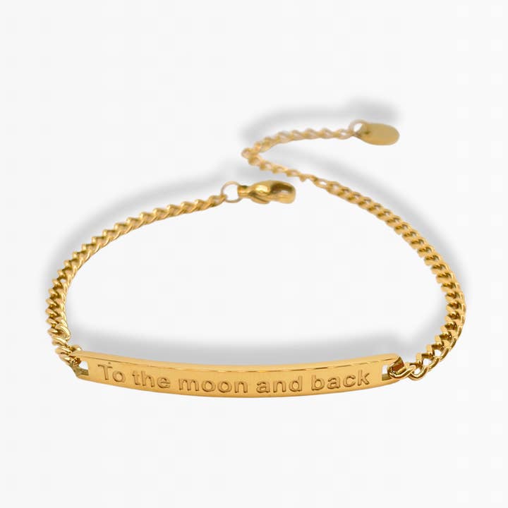 To the Moon and Back Bracelet for wholesale by GLAM & GLORY Jewels made with love