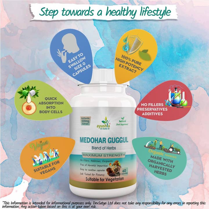 DevSatya Ltd Aushadh, Ayushya, Divyaherb - Vendita all'ingrosso Vitamine/integratori orali - Capsula Medohar Guggul