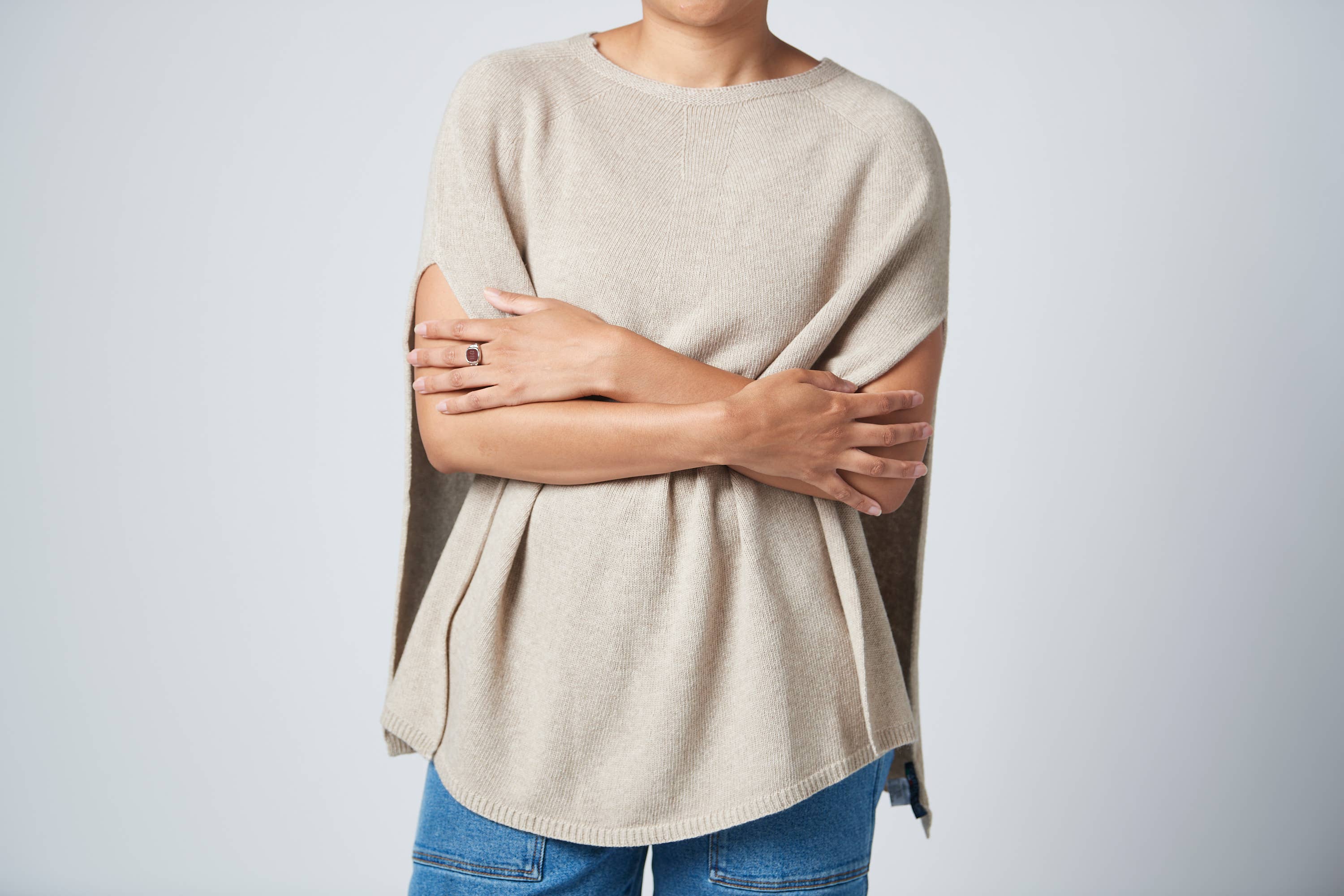 Margolis Pineo Italia - Wholesale Poncho - Women's - PORTOFINO 'SWING' PONCHO - RESTOCKED and RELAXED 21