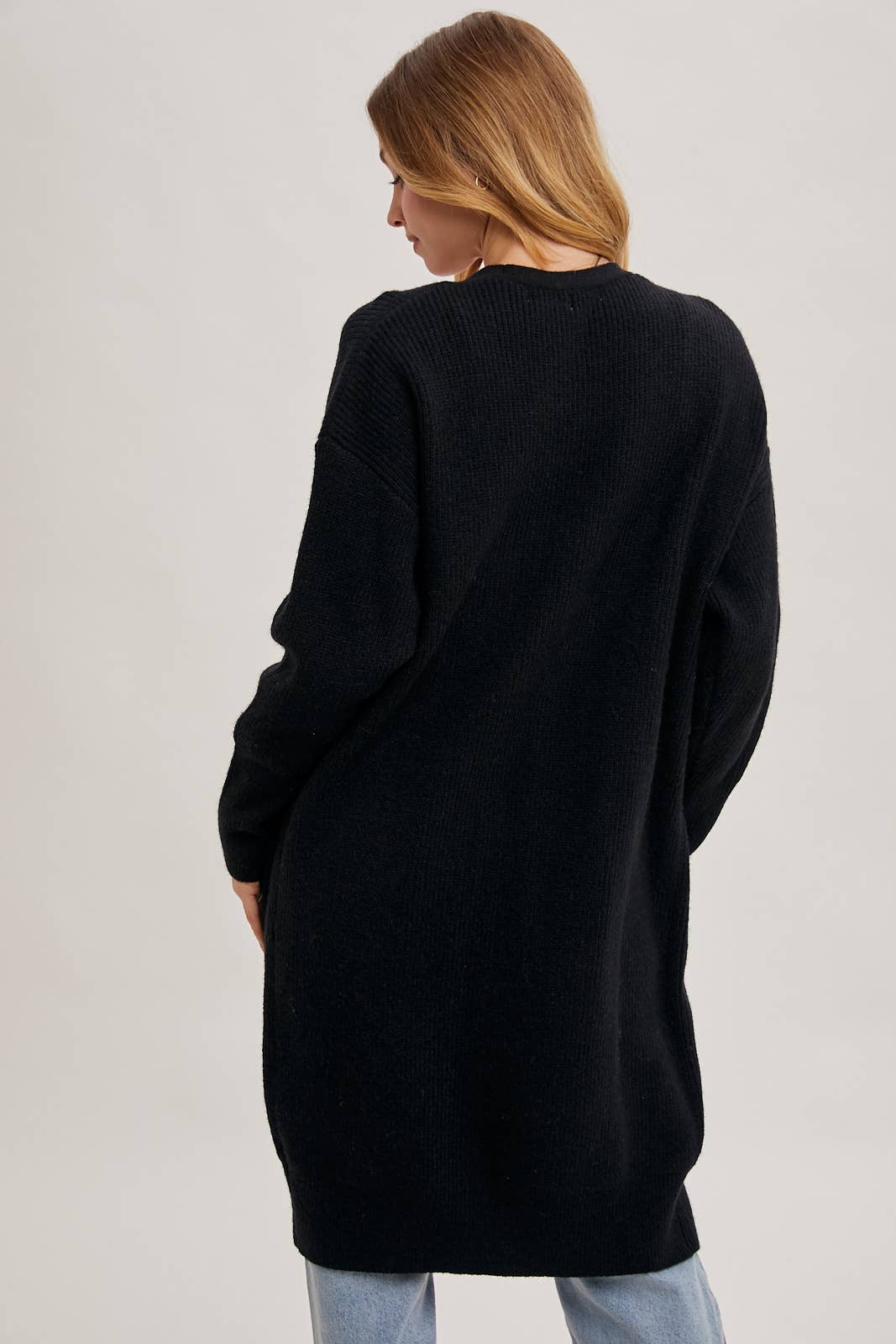 Bluivy – wholesale Cardigan – Women’s – RIBBED OPEN FRONT CARDIGAN6