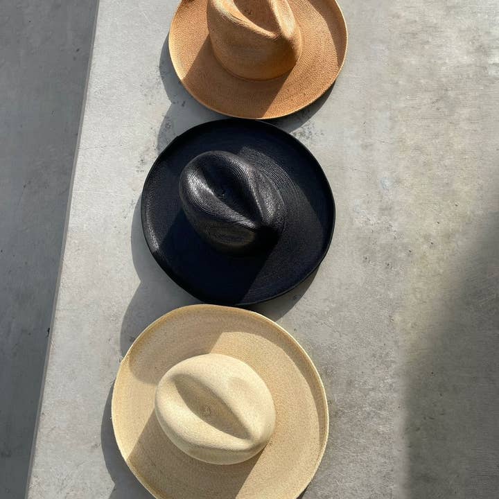 HAUS of TRADE - Wholesale Straw Hat - Women's - The Joshua Pencil Roll Palm Hat4