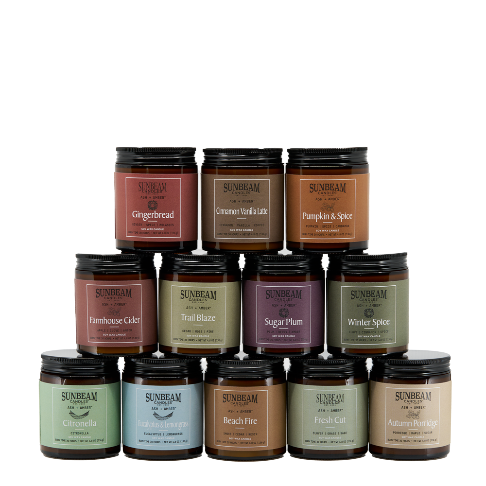 Sunbeam Candles, Inc - Wholesale Jar/Filled Candle - Winter Spice - Clove | Cinnamon | Spice (4 jars/case)2