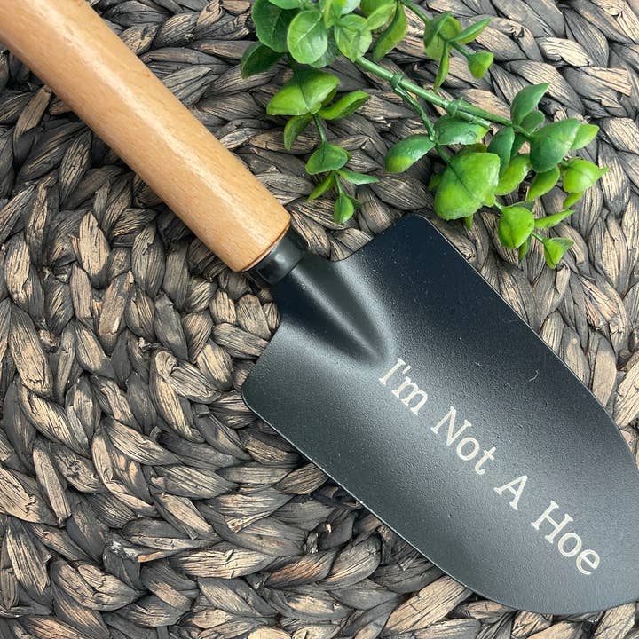 Pala de jardín grabada con hoja para venta al por mayor de Dirty Grove by Hazel Grove Customs