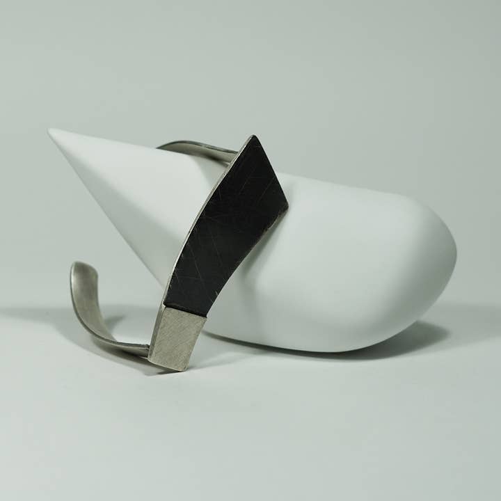 Esclava De Plata Oxidada Colección Katana (Esc1020X) para venta al por mayor de Tass Joies España