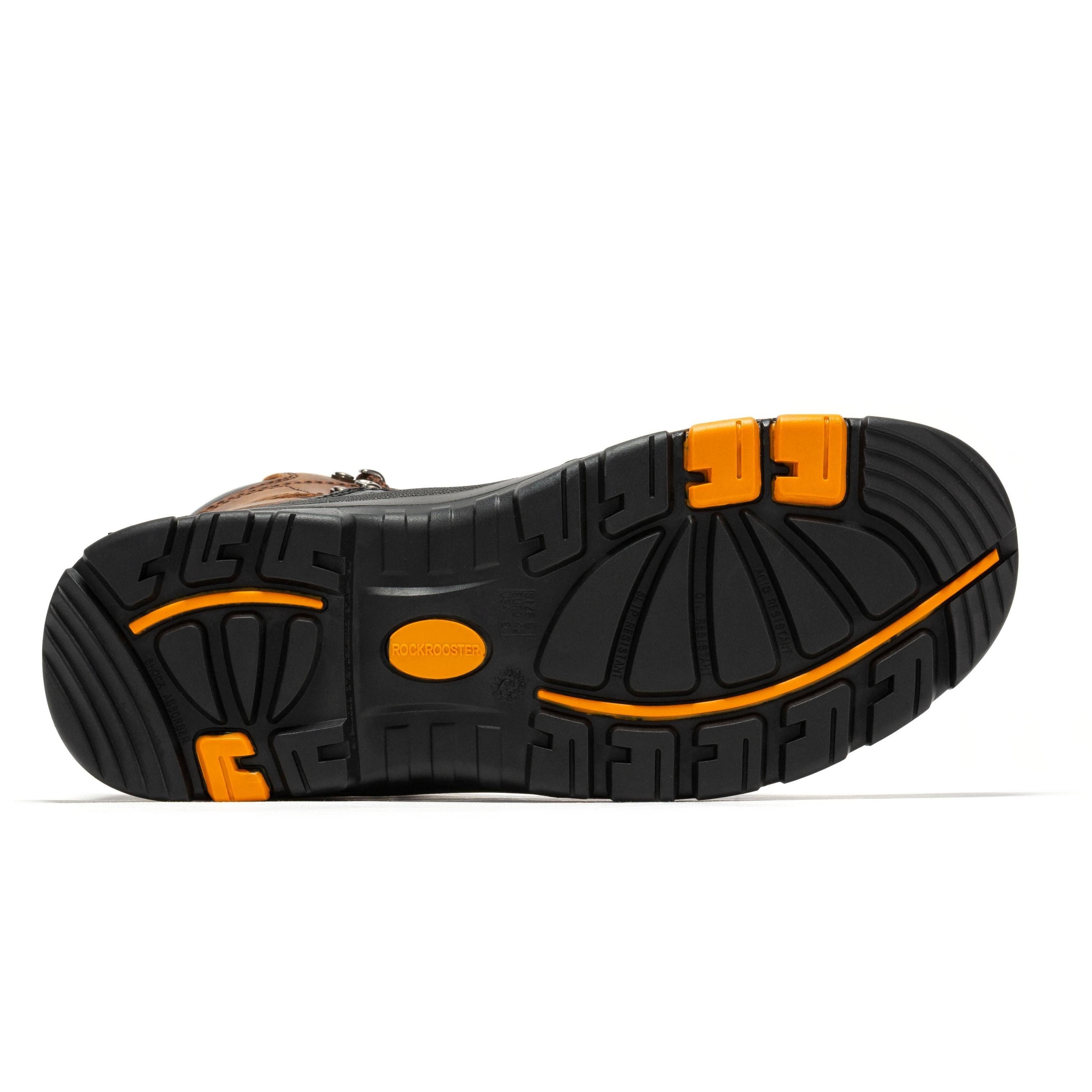 Rock Rooster Footwear - Wholesale Boots - Unisex - ROCKROOSTER Sedona 6 Inch Waterproof Steel Toe Leather Work Boots AK2167