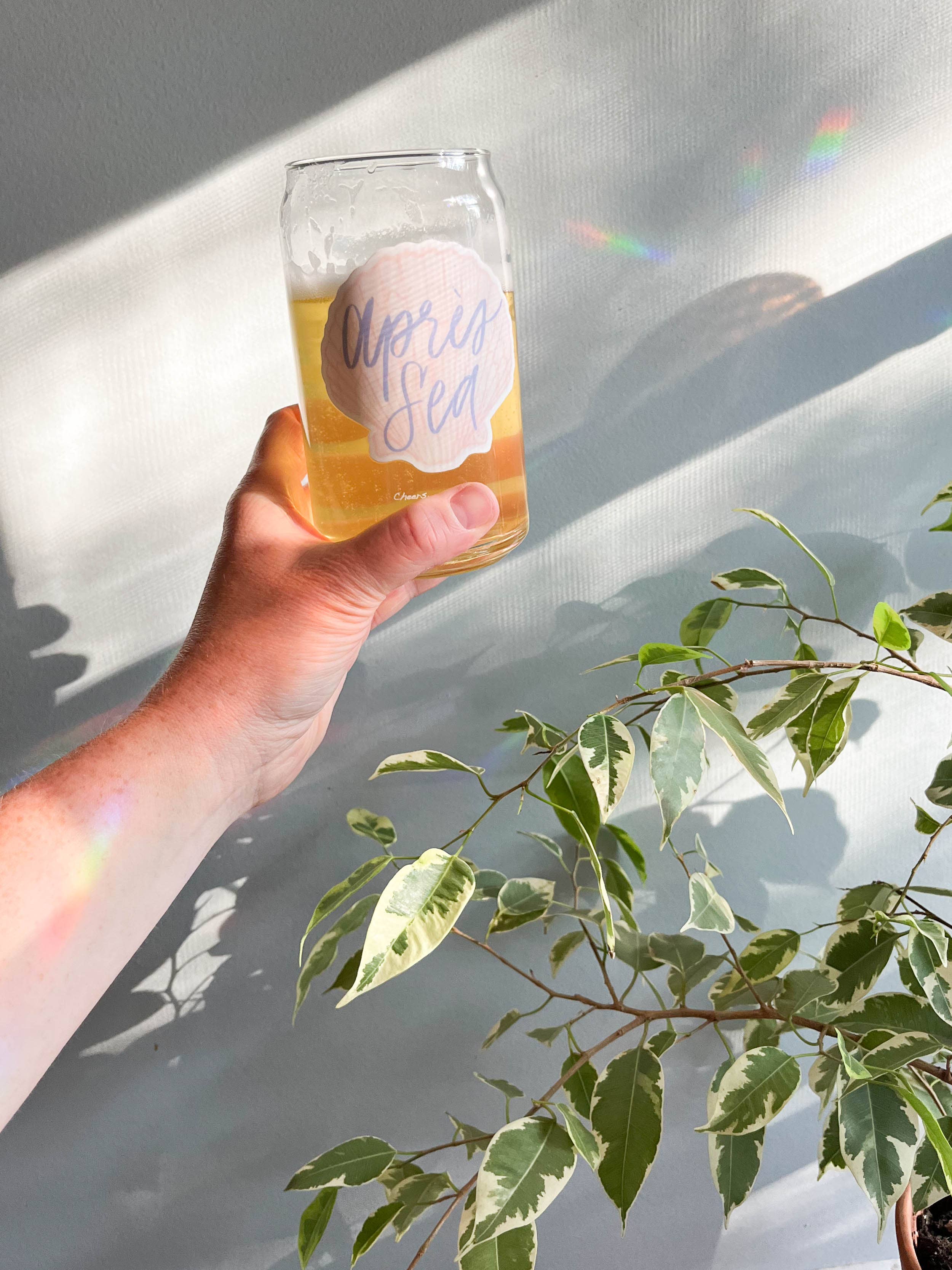 Lettering By KT - Wholesale Sticker - Après Sea Shell Sticker1