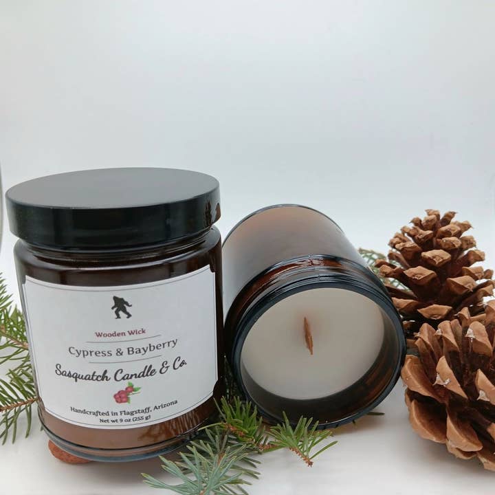 Cyprès et Bayberry pour la vente par Sasquatch Candle Company
