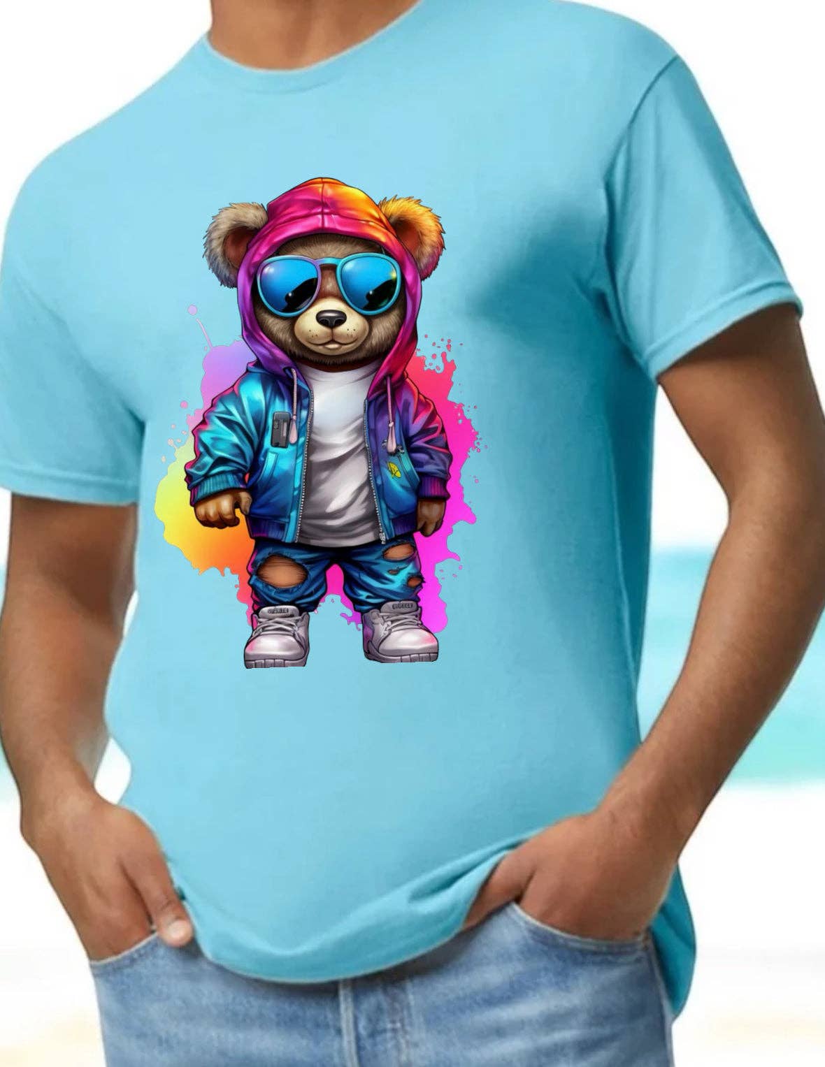 HABANA BELLA - Wholesale Screen Printed T-Shirt - Men's - T-shirt with pso fashion for men and big boys 100% cotton4