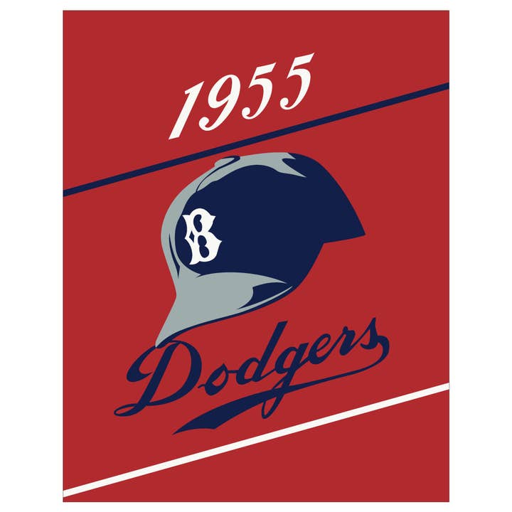 2.5'' x 3.5'' Brooklyn Dodgers 1955 Poster Magnet for wholesale by Fridgedoor