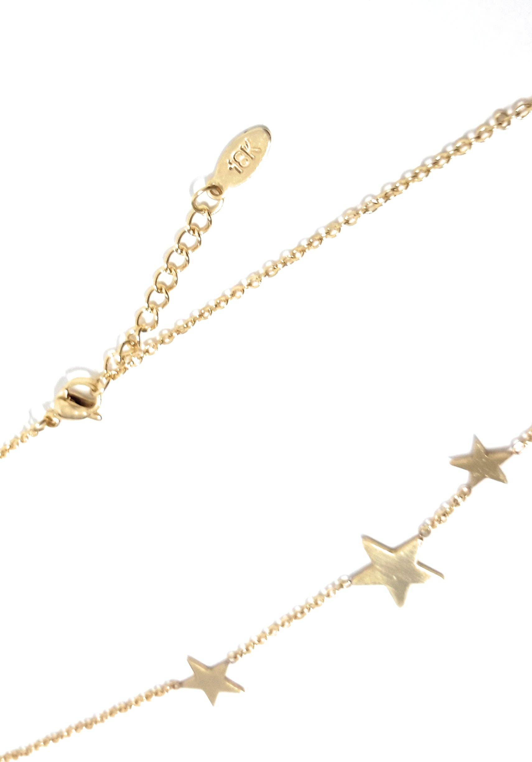 BRANDELIA - Wholesale Pendant/Charm Necklace - Gold Choker · Stars6