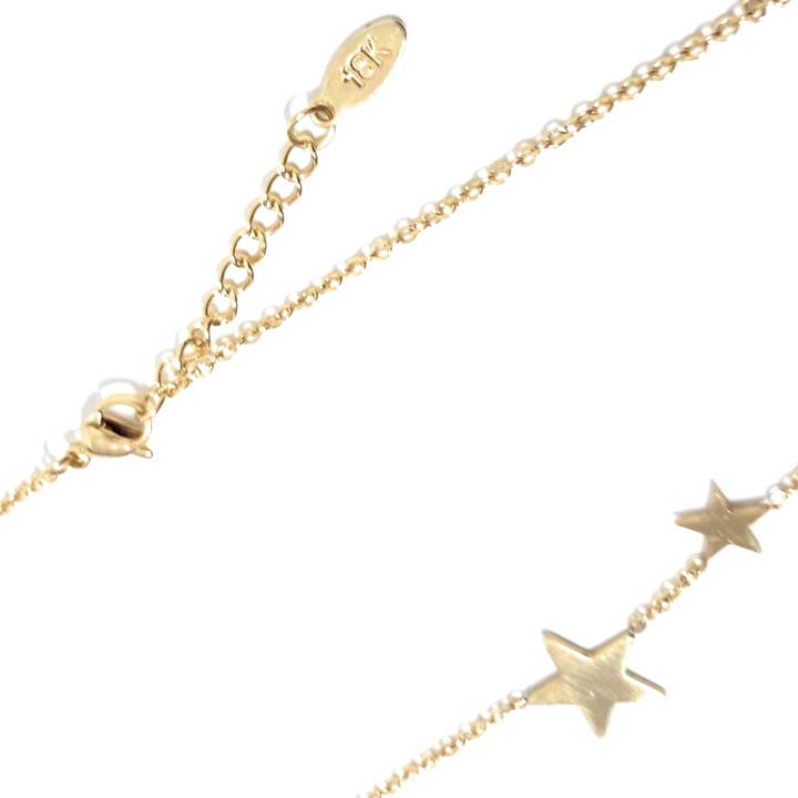 BRANDELIA - Wholesale Pendant/Charm Necklace - Gold Choker · Stars6