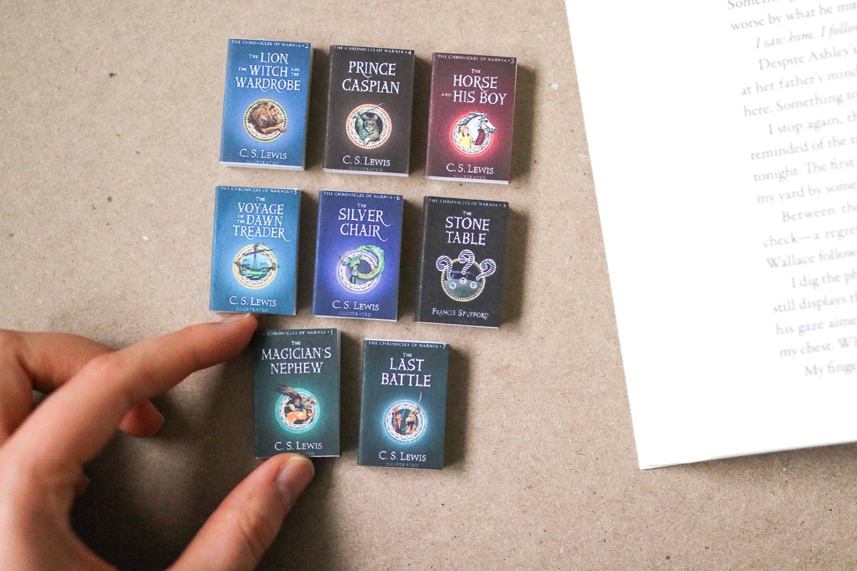 The Sticker Shop - Wholesale Decorative Figurine - Handmade MINI Narnia Books (set of 8 mini books)0