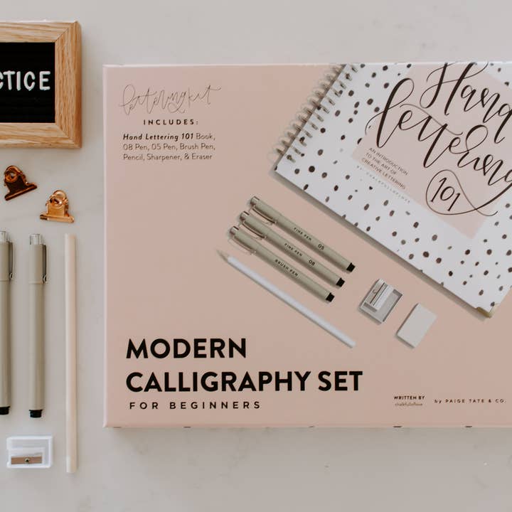 Paige Tate & Co. - Wholesale DIY Craft Kit - Modern Calligraphy Set for Beginners