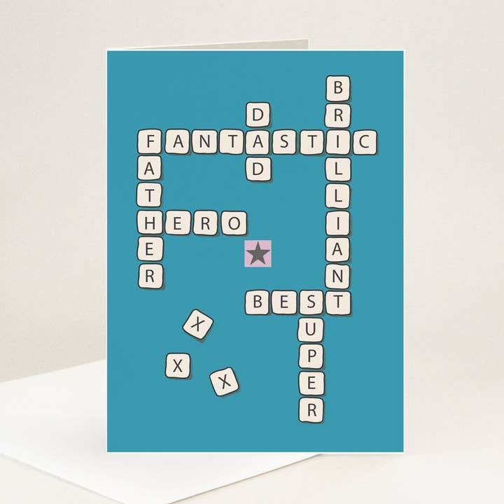 Carte d'anniversaire Letter Tiles pour pour la vente par Yellow Petal