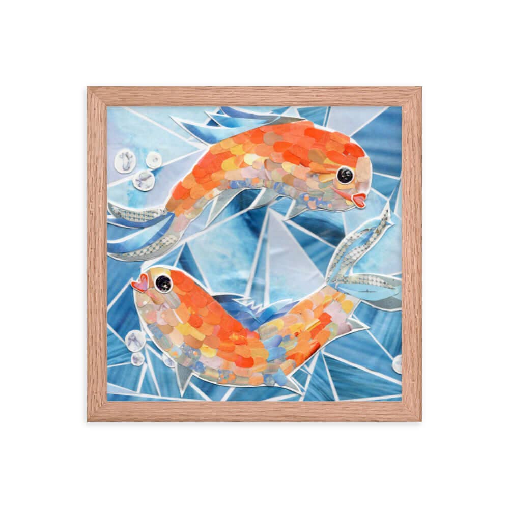 more the merrlier - Wholesale Art Print - Pisces Framed Collage Art Print6