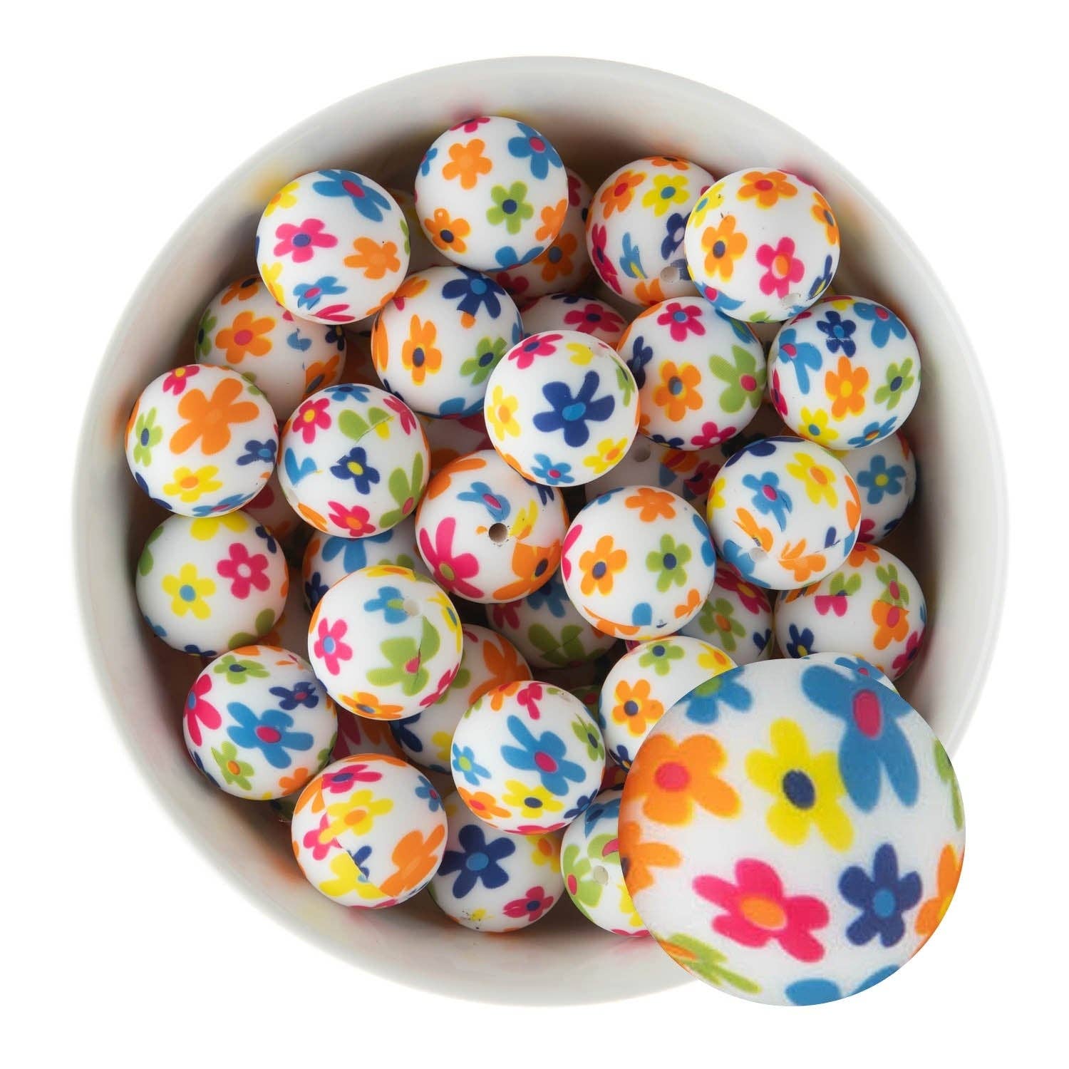 Cara & Co Silicone Craft Supply - Wholesale Craft Supplies - Standard Silicone Print Beads23