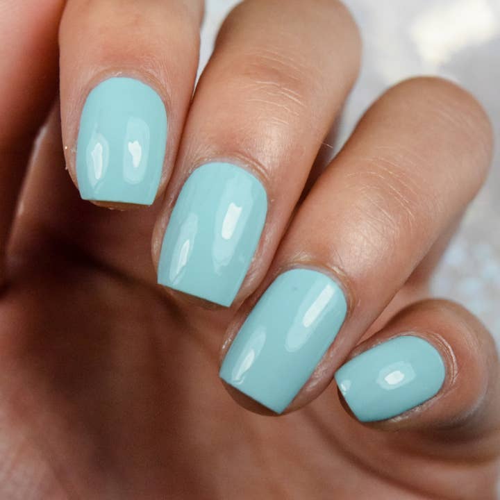 Northern Nail Polish - Wholesale Nail Polish - Leland Blue ~ Nail Polish Turquoise Creme Toxin Free Vegan Eco1