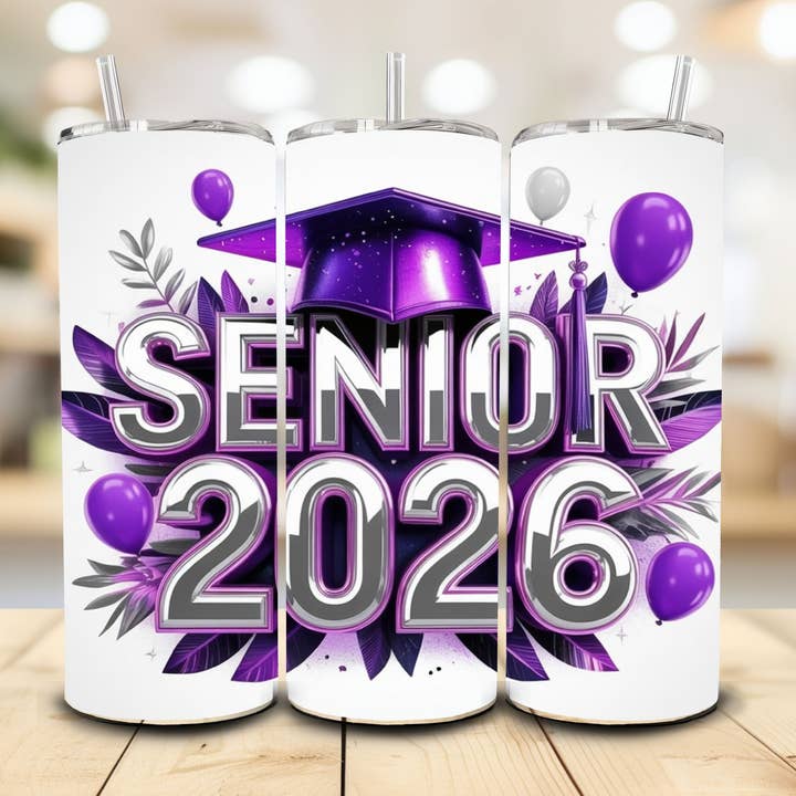 2026 Graduation Tumbler, 20 oz. Stainless Steel for wholesale by Stencil Art Canada