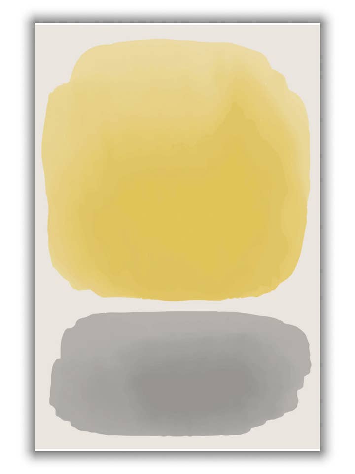 Svart och gul akvarell #3 för wholesale av Stanley Print House